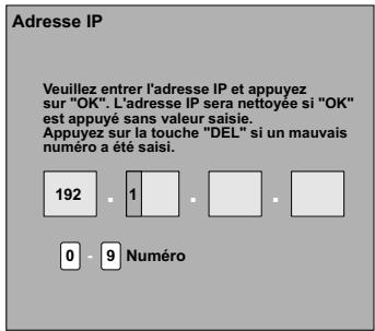 PANASONIC DMR-XW350 - Réglage de l'adresse IP - 1