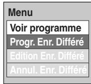 PANASONIC DMR-XW350 - Appuyez sur [ , , , ] pour selectionner le futuror programme et appuyez sur [OK]. - 1