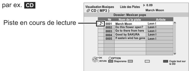 PANASONIC DMR-XW350 - Appuyez sur [, ] pour sélectionner "Lire / Copier Musique (MP3)" puis appuyez sur [OK]. - 1