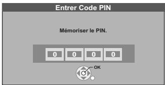 PANASONIC DMR-XW350 - Entrer code PIN - 1