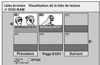 PANASONIC DMR-XW350 - Appuyez sur [ , , , ] pourCHOIsir la liste de lecture et appuyez sur [OK]. - 1