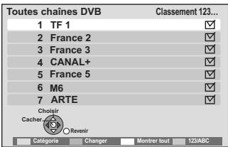 PANASONIC DMR-XW350 - ■ Listedeschaines - 1