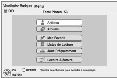 PANASONIC DMR-XW350 - Editor la musique - 1