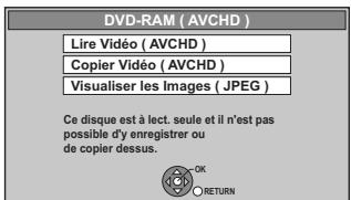 PANASONIC DMR-XW350 - Introduisez le disque ou la carte SD - 1