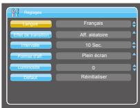 PROLINE PL-DPF805B - Configuration de l'affichage - 2