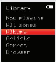 MPMAN MP142AIC - Commandes du Navigateur musical - 1