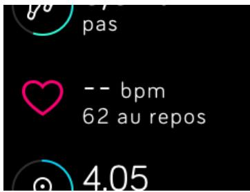 FITBIT Blaze Plum Small - Absence de signal de fréquence cardiaque - 1