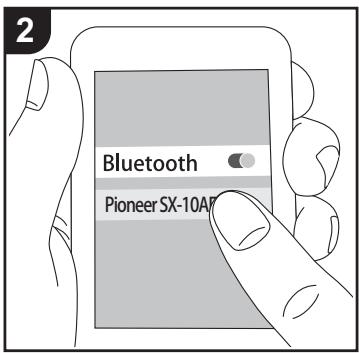 PIONEER SX-10AE - Reproducción BLUETOOTH® - 2