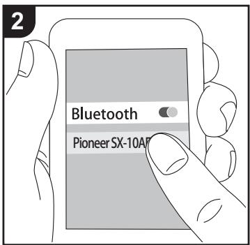 PIONEER SX-10AE - Lecture BLUETOOTH® - 2
