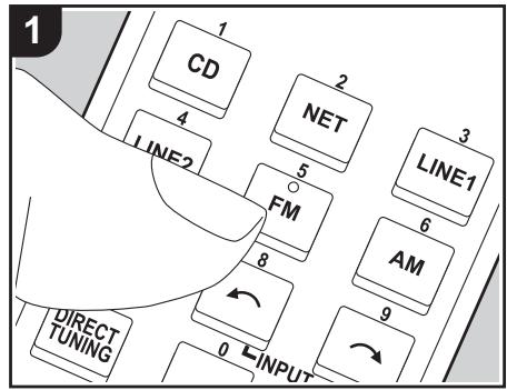 PIONEER SX-10AE - Escuchar la radio AM/FM - 1