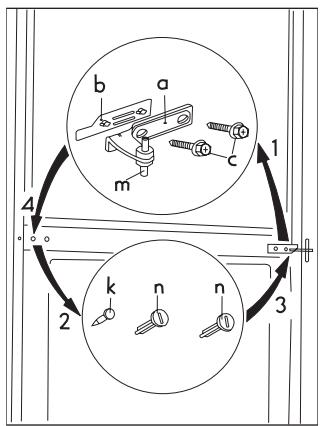 AEG S65388KG1 - Modification du sens d'ouverture de la porte - 3