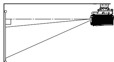MITSUBISHI HC4000 - Projection avant, fixation au plafond - 1