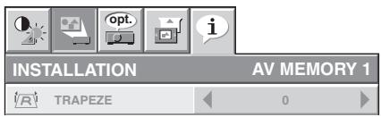 MITSUBISHI HC4000 - Réglage des menus: - 4