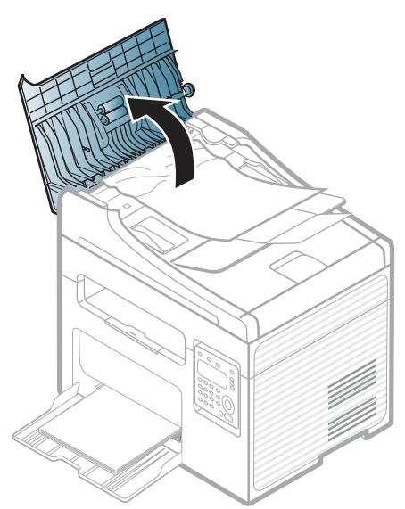 SAMSUNG SCX-3405W - Bourrage du papier d'origine devant le scanner - 2