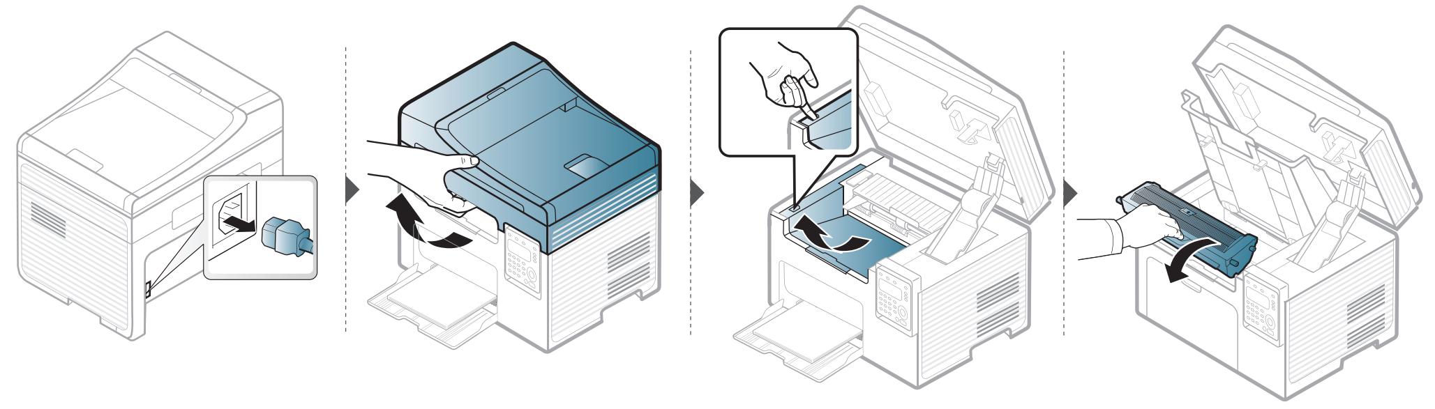 SAMSUNG SCX-3405W - Nettoyage de l'appareil - 1