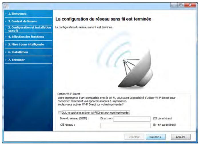 SAMSUNG SCX-3405W - Configuration du réseau sans fil - 1