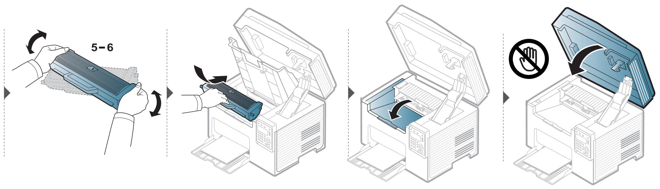 SAMSUNG SCX-3405W - Remplacement de la cartouche de toner - 2