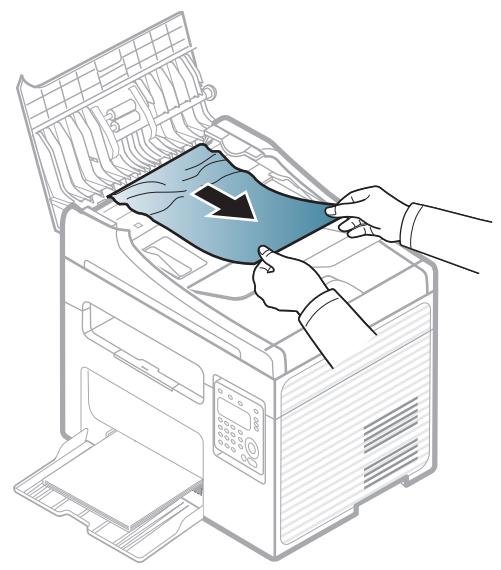 SAMSUNG SCX-3405W - Bourrage du papier d'origine devant le scanner - 3