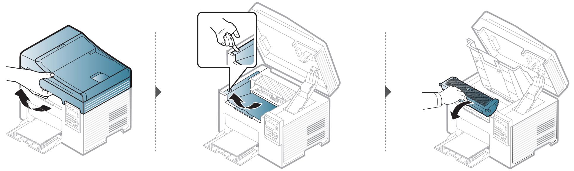 SAMSUNG SCX-3405W - Redistribution du toner - 1