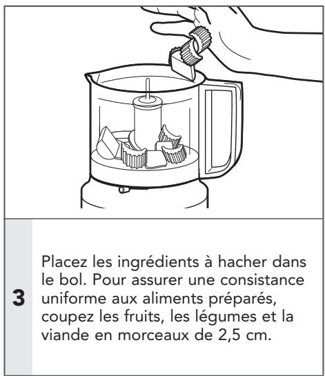 KITCHENAID KFC35516HESD - UTILISATION DU HACHOIR - 3