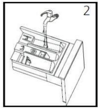 THOMSON TW149 - Nettoyage du tiroir à lessive - 2