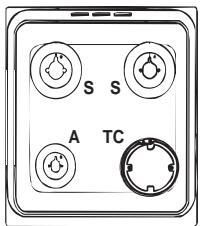 ARISTON C 35 G1X - Réglage des minima des brûleurs du plan de cuisson : - 1