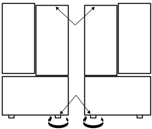 LG-GOLDSTAR GRF2286JUKA - Nivellement - 1