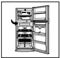 LG-GOLDSTAR GRF2286JUKA - Positionnement du Contrôleur de température - 1