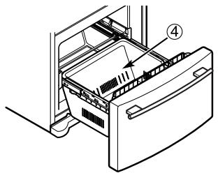 LG-GOLDSTAR GRF2286JUKA - Installation du tiroir détachable - 7