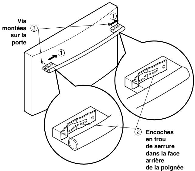 LG-GOLDSTAR GRF2286JUKA - Enlever la poignée du tiroir du congelateur - 2