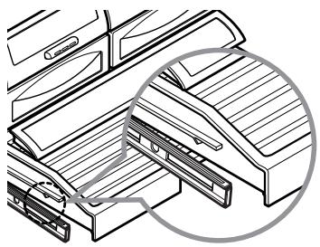 LG-GOLDSTAR GRF2286JUKA - Pour réinstaller le Glide N Serve (Glissez et servez): - 1