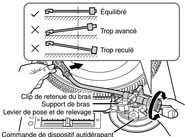 TECHNICS SL1200MK5 - Régler l'équilibre horizontal - 1