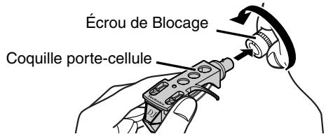 TECHNICS SL1200MK5 - Fixer la coquille porte-cellule. - 1
