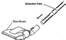 PROLINE VC 1800 - 2.Fixer les tubes d'extension et les accessoires - 3