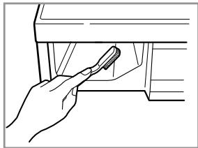 LG-GOLDSTAR WD 12120 FB - n La cavité du tiroir - 1