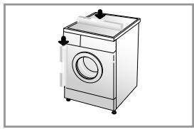 LG-GOLDSTAR WD 12120 FB - n Réglage du niveau - 1