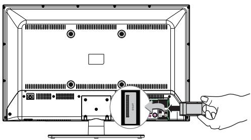 BRANDT B2917HD - INSÉRER UNE CARTE CI - 1