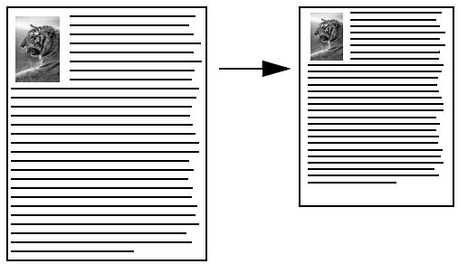 HP OJ 5510 - copie d'un document de format L'égal sur du papier de format Lettre - 2
