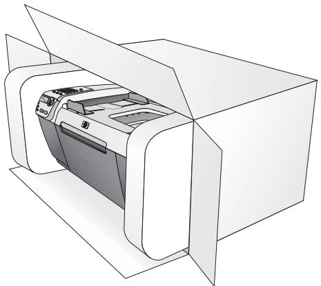 HP OJ 5510 - conditionnement de l'appareil hp officejet avant expulsion - 1