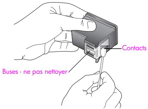 HP OJ 5510 - nettoyage des contacts des cartouches d'impression - 1