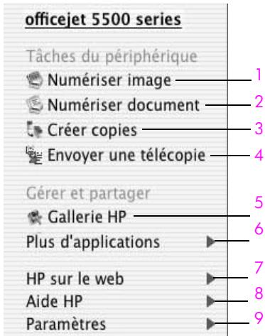 HP OJ 5510 - ouverture de directeur hp (tout-en-un) sur un système d'exploitation Macintosh OS X - 1