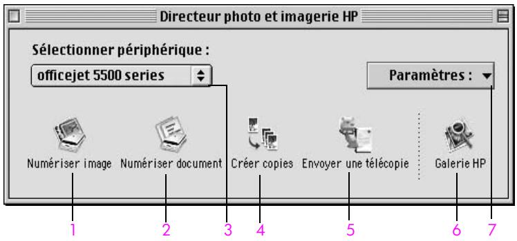 HP OJ 5510 - ouverture de directeur photo et imagerie hp sur un système d'exploitation Macintosh OS 9 - 1