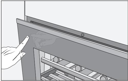 MIELE KWT7112IG - Ouvrir la porte de l'appareil - 1