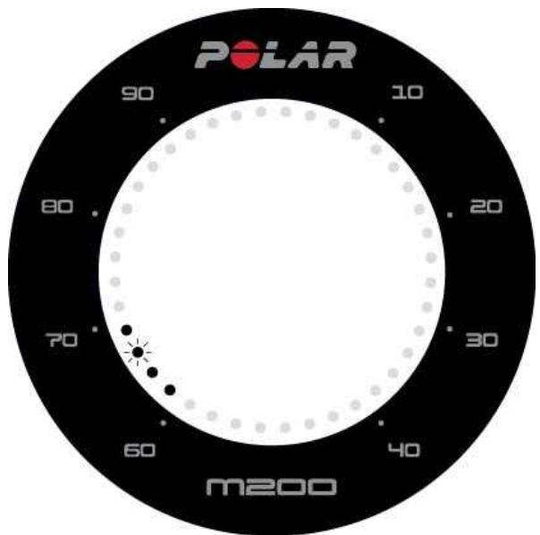 POLAR m200 - ENTRAJNEMENT AVEC UN OBJECTIF D'ENTRAJNEMENT PAR PHASES - 1
