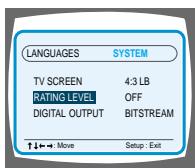 SAMSUNG HT-DM150 - Niveau parental - 1