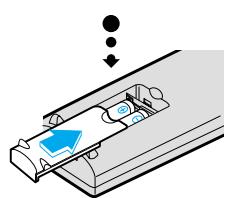 SAMSUNG HT-DM150 - Inserer les PILES de la télécommande - 3