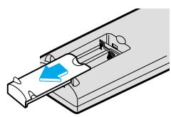 SAMSUNG HT-DM150 - Inserer les PILES de la télécommande - 1