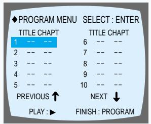 SAMSUNG HT-DM150 - Pour programmer les pistes dans un ordre particulier - 4