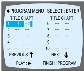 SAMSUNG HT-DM150 - Pour programmer les pistes dans un ordre particulier - 6
