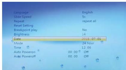 DARRY PROLINECadre photonumériquePL-DPF720 - DE DATUM EN TIJD INSTellen - 2